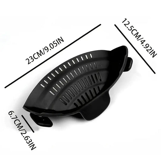 1pc, Strainer, Pot Strainer, Adjustable Clip On Strainer For Pots Pans And Bowls, Kitchen Pot Strainer - image 2