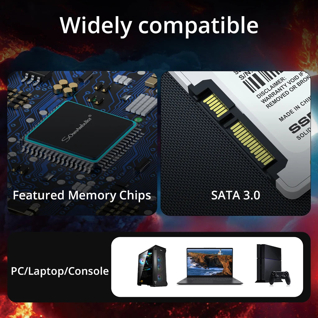 SomnAmbulist SSD 2.5 64GB 128GB 256GB 512GB for Laptop Desktop Solid State Drive Sata3 120GB 240GB 480GB - image 6