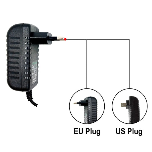 Power Adapter AC 100-240V Input DC Output Supply Charger EU/US 12V Universal Adapter Converter Plug for Camera DVR LED Robot…