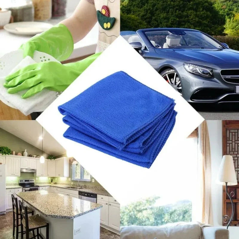 1-20Pcs Microfiber Towels Car Wash Drying Cloth Towel Household Cleaning Cloths Auto Detailing Polishing Cloth Home Clean To…