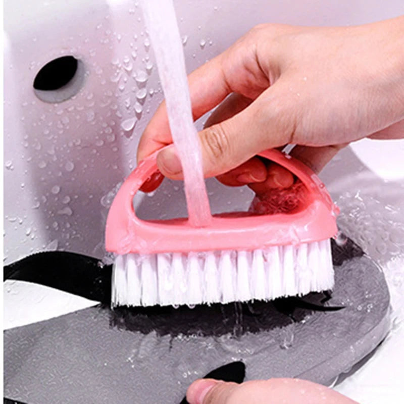 Colorful Multi-Purpose Cleaning Brush with Ergonomic Handle and Non-Scratch Bristles – Ideal for Bathroom, Kitchen, Tiles, F…