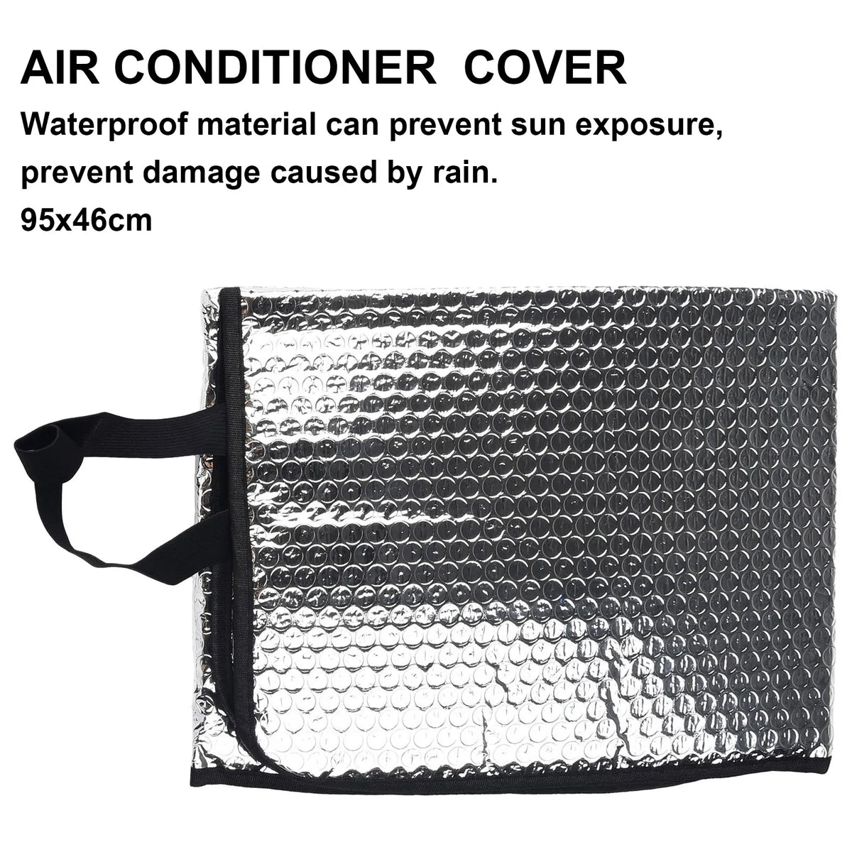 46x95CM Air Conditioning Cover Outdoor Sun Rainproof Anti-Dust Anti-Snow Cleaning Cover Home Air Conditioner Keep Cleaning T…