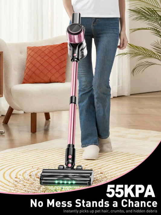 Cordless Vacuum Cleaner, 55Kpa/500W/45min 10 in 1 Powerful Stick Vacuum Cleaner for Home Pet Hair/Hard Floor/Carpet - image 2