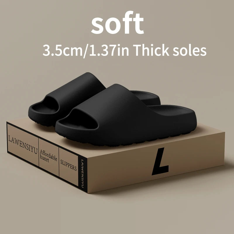 EVA Anti-Slip Men's Slippers Home Thick Bottom Slippers Comfortable Lightweight Indoor Outdoor House Slippers - image 7
