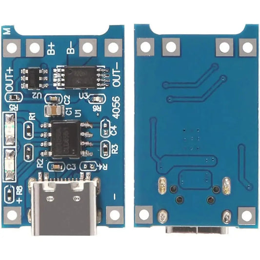 10pcs 5V 1A 18650 Lithium Battery Charging Board TP4056 Lithium Charging Mini/Micro USB Type C Charge Module With Protect -…