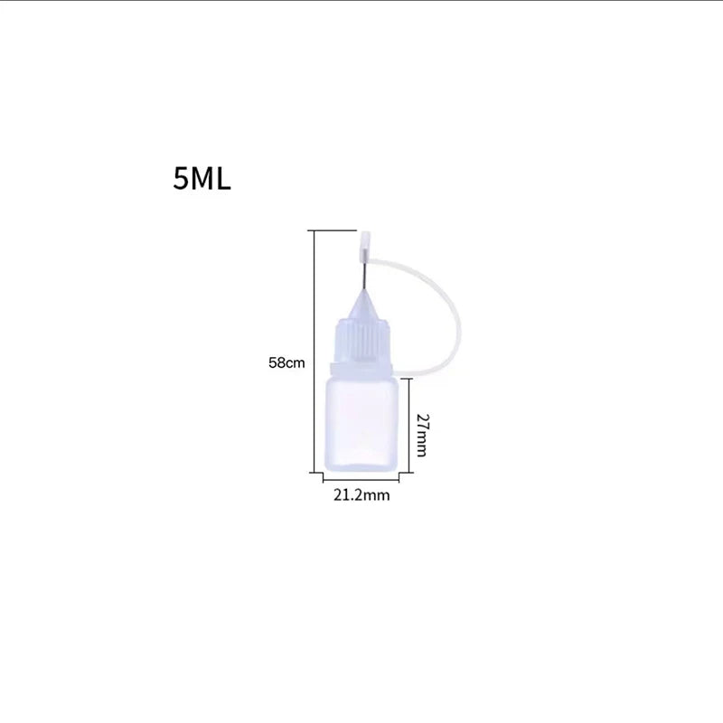 50ML Plastic Liquid Alcohol Bottle For Dispenser Rosin Solder Flux Paste For Phone PCB Cleaning Welding Repair Tools - image…