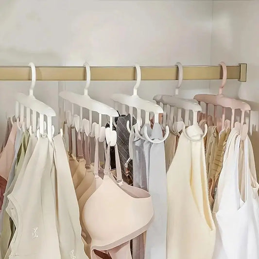 12-Hook Rotating Hanger – Space-Saving Closet Organizer for Ties, Belts, Underwear, Skirts | Portable Home & Dorm Storage -…