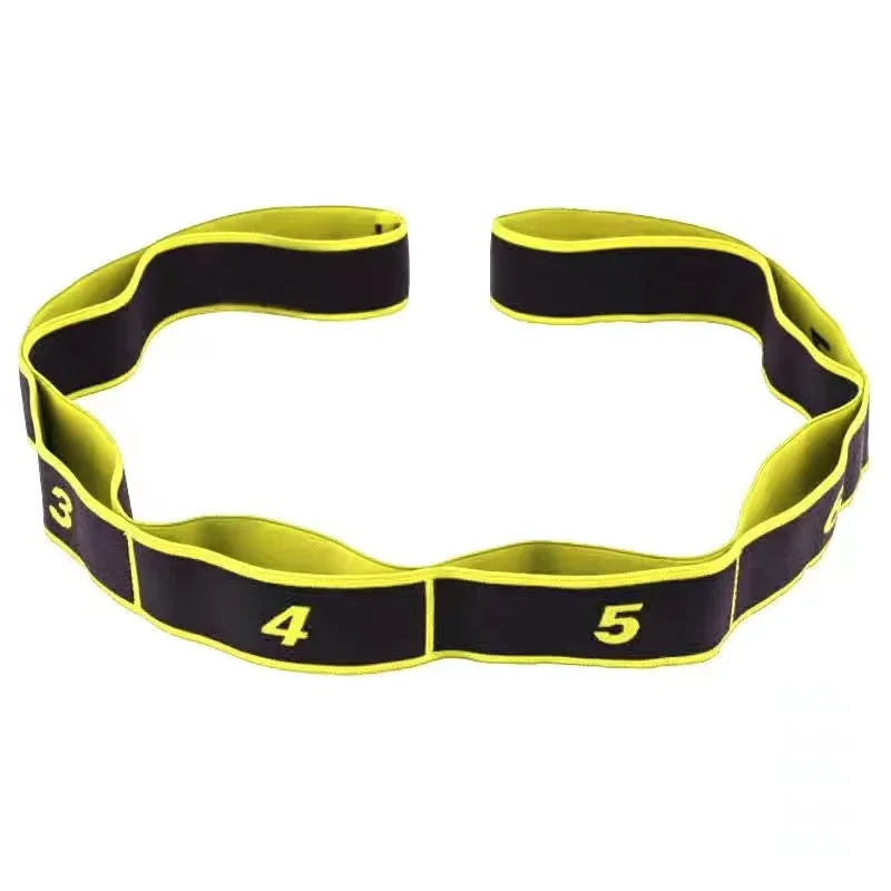 Yoga Stretch Resistance Bands Adult High Elasticity Multi-Segment Belt Yoga Assisted Stretching Belt Yoga Fitness Products -…