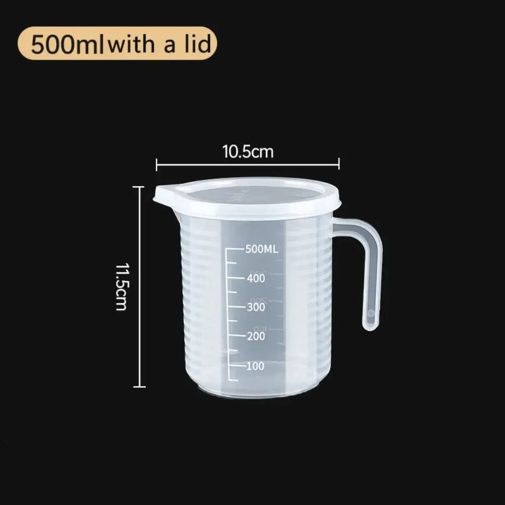 100-5000ml Thickened Plastic Measuring Cup with Scale Food Grade Measuring Cup Experimental Measuring Cup Beaker Plastic Cup…