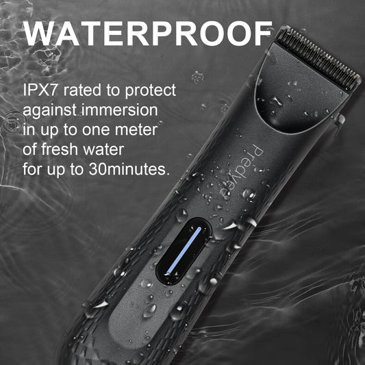 Electric Groin Hair Trimmer for Men,Body Groomer & Pubic Waterproof Hair Trimmer,Replaceable Ceramic Blade - image 2
