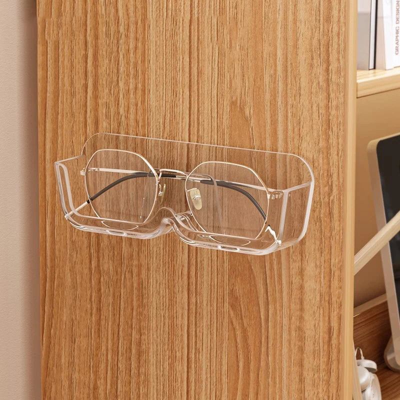 1/3PC Glasses Holder Wall Mounted Sun-glasses Display Holder Punch-free Self-adhesive Clothes Accessories Organizer Home Sto…