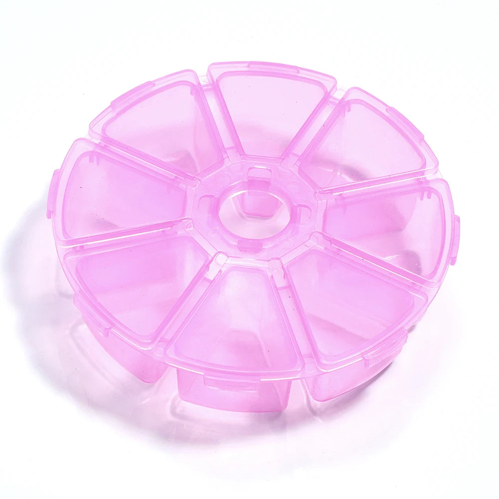 1 Pc Plastic Jewelry Box 5-28 Compartment Slot Organizer Storage Beads Container Adjustable Jewelry Storage Box Rectangle Ca…