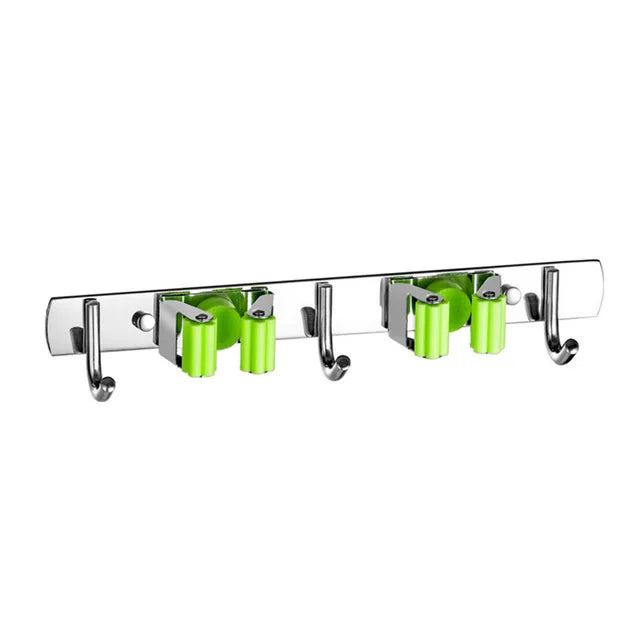 Wall Mount Mop Organizer Holder Broom Hook Stainless Steel Storage Hook Kitchen Bathroom Organization Accessories - image 14