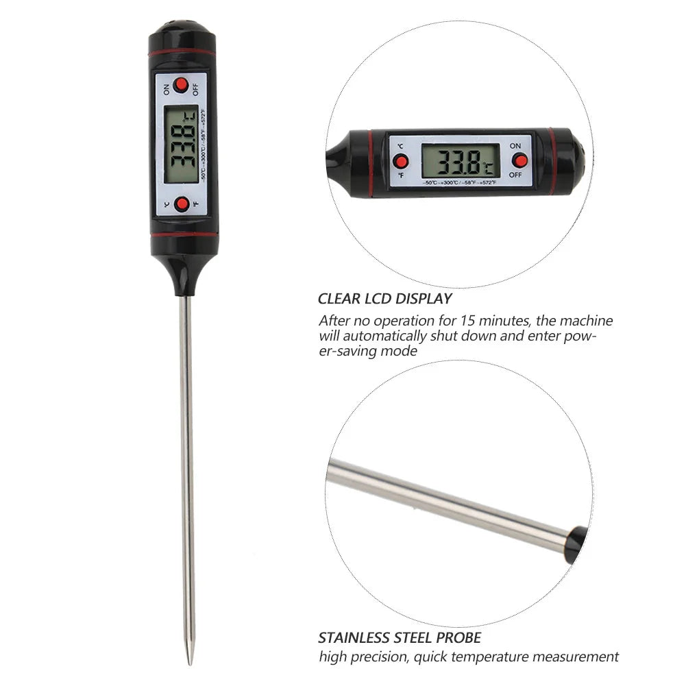 Thermometer Digital Thermometer WT-1 Digital Thermometer Probe Electronic Kitchen BBQ Food Meat Temperature Gauge Tester - i…