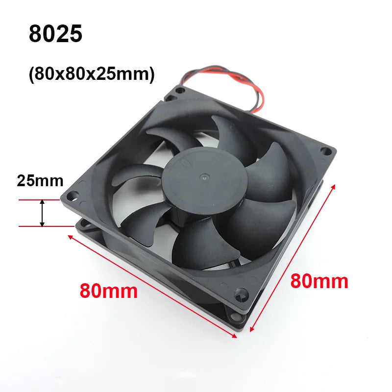 4010 12025 8010 30mm DC 5V 12V 24V Cooling Fan Brushless Motor Case Quiet 40MM 50MM 60MM 70MM 80MM 90MM 120MM for 3D Print 2…