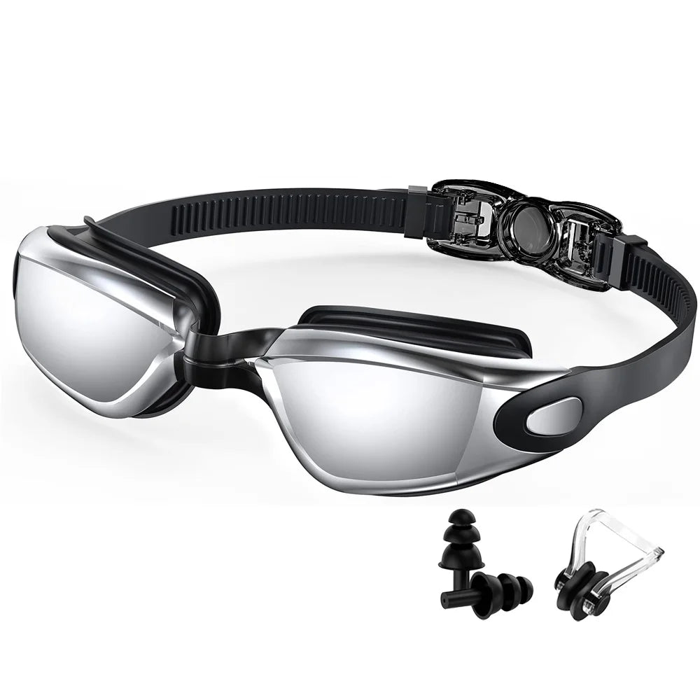 Swimming Goggles Professional Waterproof Swim Eyewear Glasses Anti-fog 100% UV Protection No Leaking For Adult Men Women You…