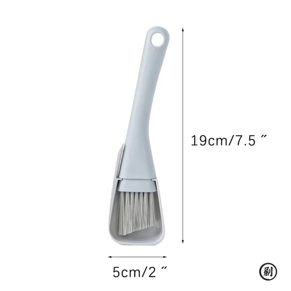 Window Groove Cleaning Brush Windows Slot Cleaner for Door Floor Gap Keyboard Brush+Dustpan 2 In 1 Household Cleaning Tools…