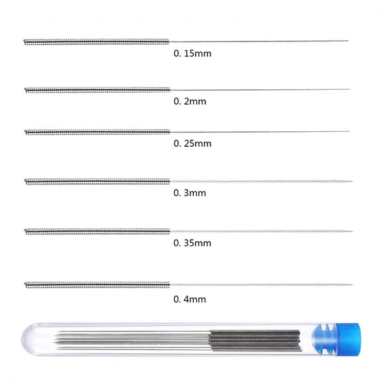3D Printer Nozzle Cleaning Kit 0.2/0.3/0.4/0.5/0.6/0.8/1.0mm Stainless Steel Nozzle Cleaning Needles 3D Printer Nozzle Clean…