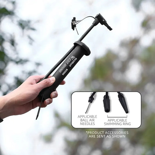 WEST BIKING MTB Bicycle Pump 80 PSI Bike Manual Air Pump Balloon Tire Inflator Schrader Valve Floor Pump Cycling Accesories…