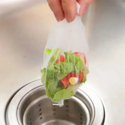 50-200Pcs Disposable Kitchen Sink Filter Sewer Drain Anti-blocking Garbage Bag Pool Leak Mesh Bag Mesh Strainer Sink Garbage…