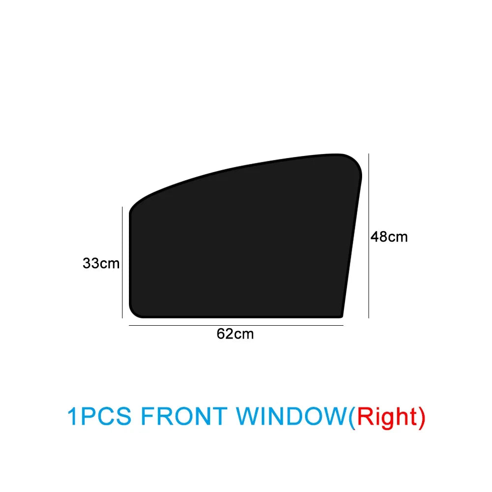 Magnetic Car Sunshade UV Protection Curtains Sun Shield Cover Double Sides Auto Window Sun shade Protector Cover Diy Accesso…