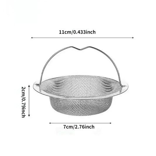 1Pc Stainless Steel Kitchen Sink Filter, Garbage Food Residue/Hair Catcher, Keep Your Bathtub - image 2