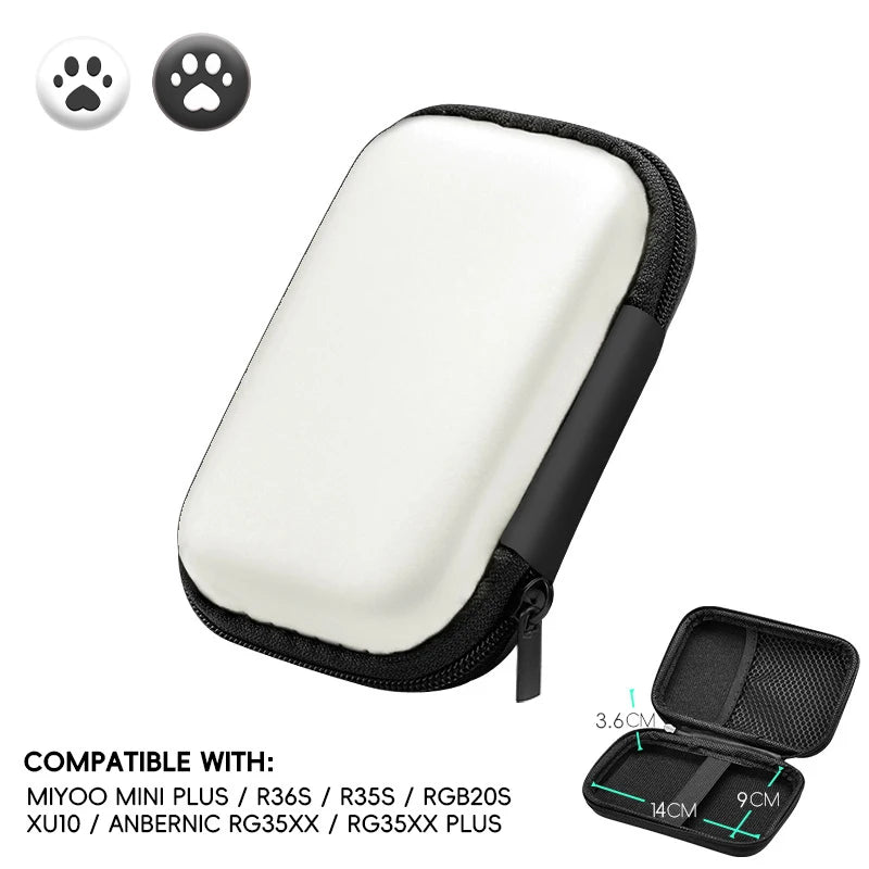 Data Frog for R36S Case Retro Video Game Bags EVA Cover Case for RG35XX R35S Miyoo Mini Plus Founded Protective Bag - image 9