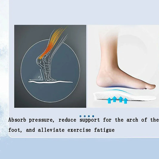 Soft-soled Sports Insoles for Men Shock-absorbing and Breathable in Summer Not Tiring To Stand for A Long Time - image 2