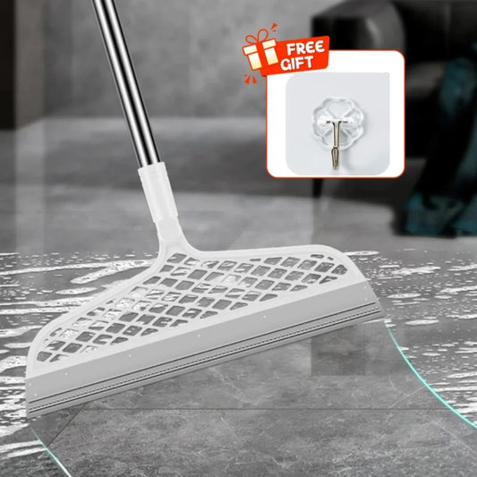 Silicone Scraper Broom Magic Wiper High Place Glass Wiper Floor Mop Household Splicing Cleaning Broom Bathroom Sweeping Wate…