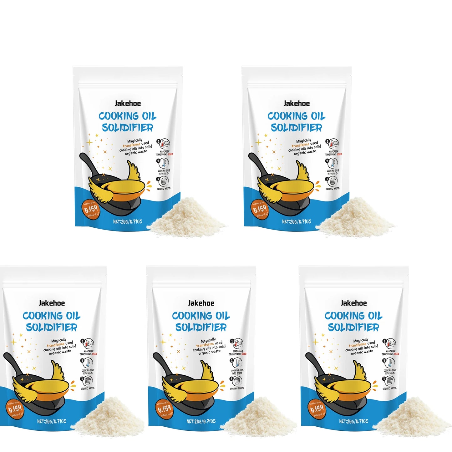 Edible Oil Coagulant Quickly Solidify Waste Oil Wide Application Environmental Friendly Kitchen Waste Oil Solidification Pow…