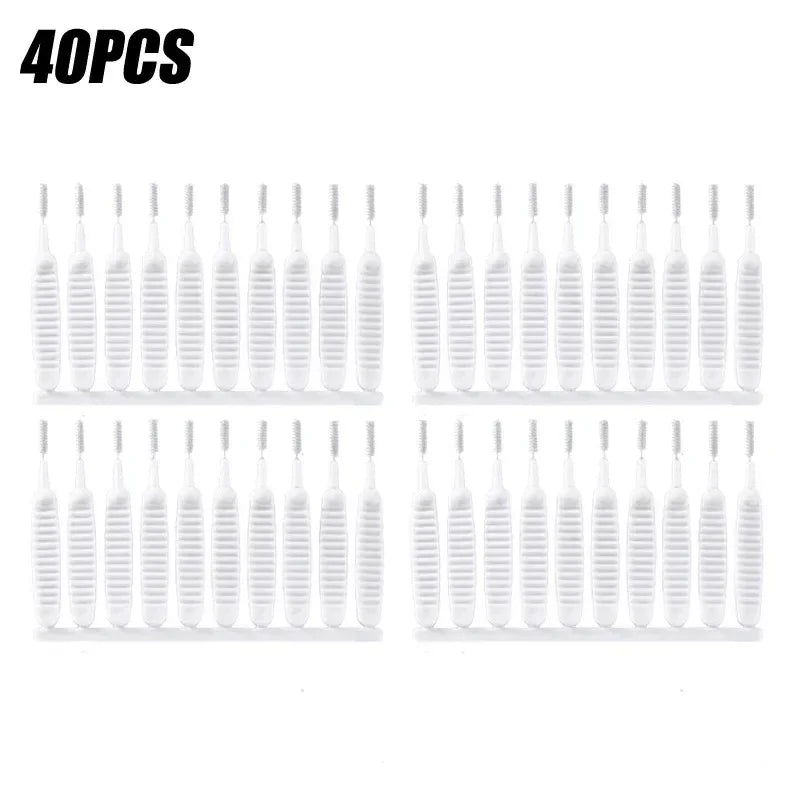 10-500PCS Shower Cleaning Brush Bathroom Micro Nylon Brush Nozzle Anti-blocking Cleaning Tools Bathroom Accessories - image 9