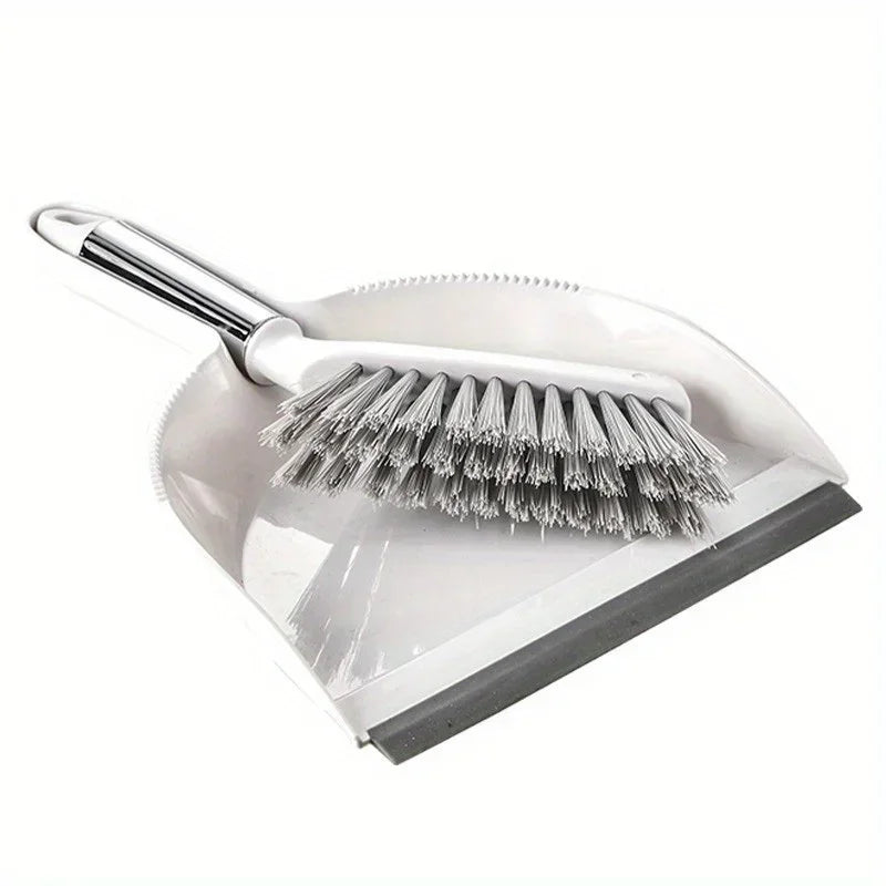 1 Set of Desktop Broom Set, Compact Broom, Suitable for Household Durable Plastic Shovel Brushes, Easy To Store and Use - im…
