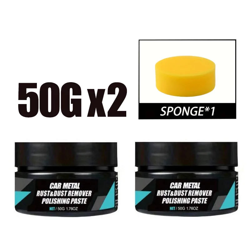 Car Rust Restoration Paste for Chrome Parts of Auto Rust And Fading on Car Wheels Designed for Renewing Oxidized Scratch Rep…