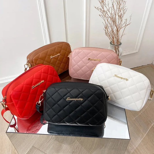 2024 Tassel Small Messenger Bag For Women Trend Lingge Embroidery Camera Female Shoulder Bag Fashion Chain Ladies Crossbody…