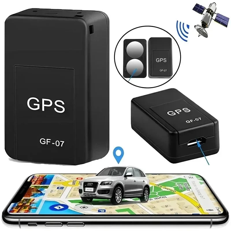 GF07 Magnetic Mini GPS Tracker Real-Time Vehicle Locator Car Pet Tracking Device Compact Portable GPS Locator Position APP -…