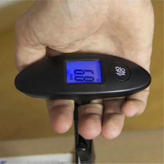 40kg/100g Portable Luggage Scale High Precision Travel Digital Hanging Scales With Webbing Belt LCD Digital Electronic Lugga…