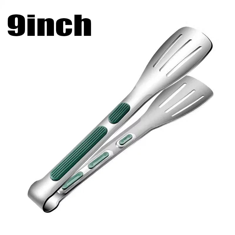 1pc Non Slip Stainless Steel Food Tongs Meat Salad Bread Clip Barbecue Grill Buffet Clamp Cooking Tools Kitchen Accessories…