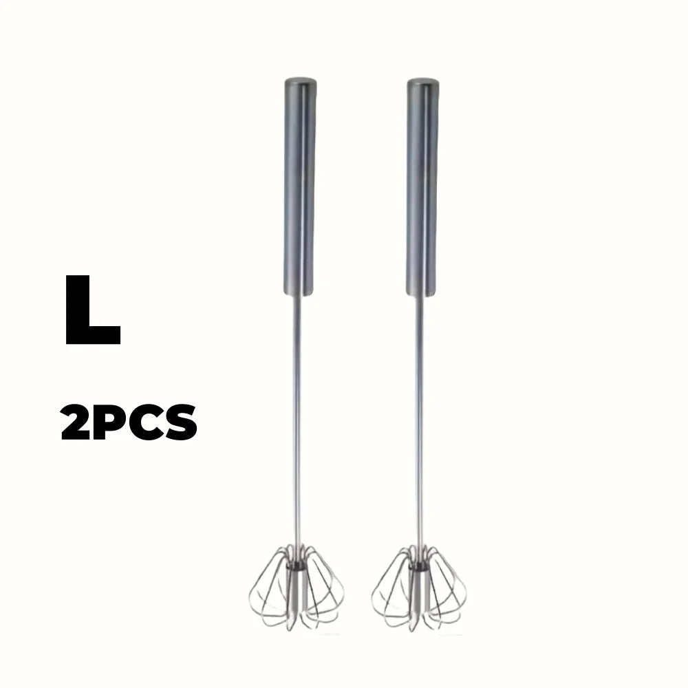 Stainless Steel Egg Beater Durable Semi-Automatic Mixer for Effortless Egg Cream Mixing Stirring and Beating for Kitchen Bak…