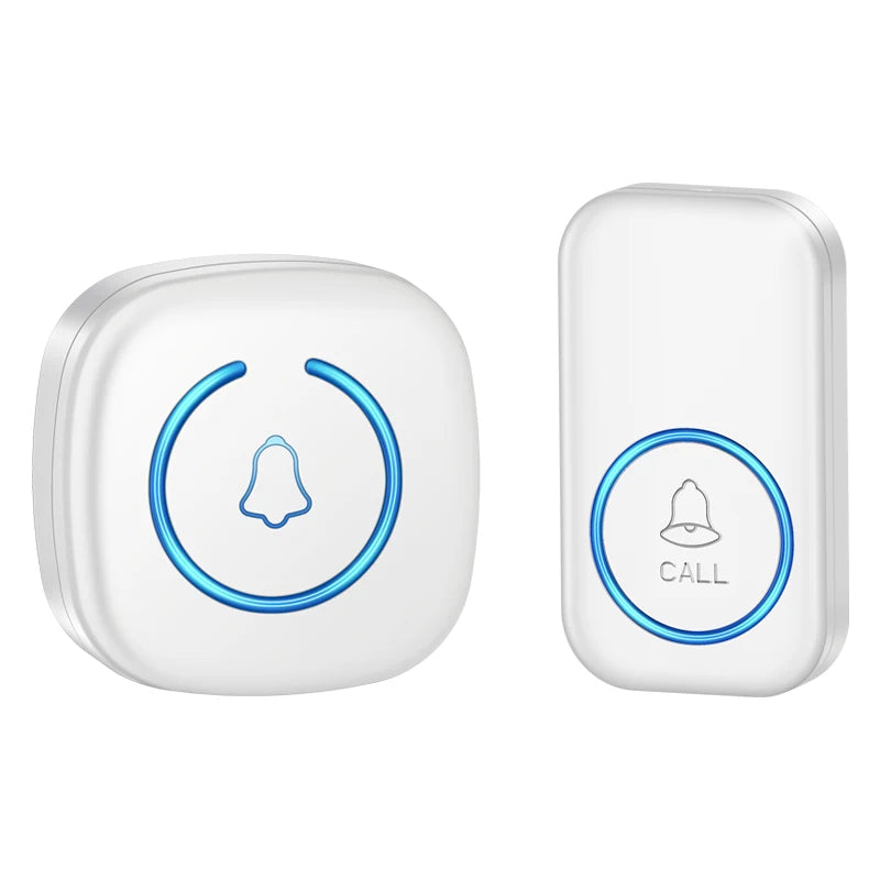 Wireless Doorbell Intelligent Welcome Door Bell 300M/984 FT Remote 60 Songs Melodies Home Smart Doorbell US EU UK Plug Optio…