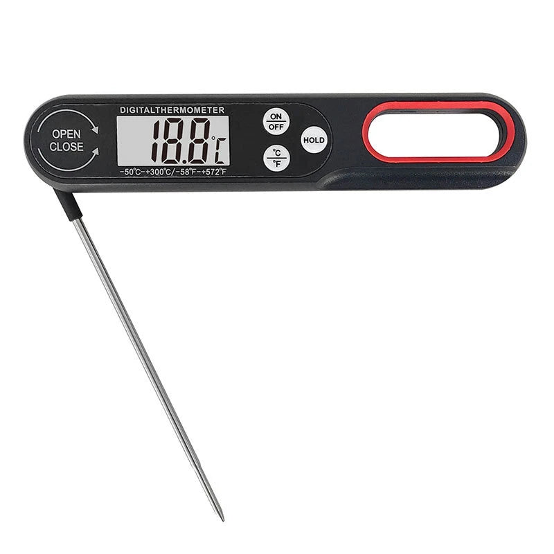 1 piece Digital Meat Thermometer Cooking Food Kitchen BBQ Long Probe Water Milk Oil Liquid Oven Baking Digital Temperature M…