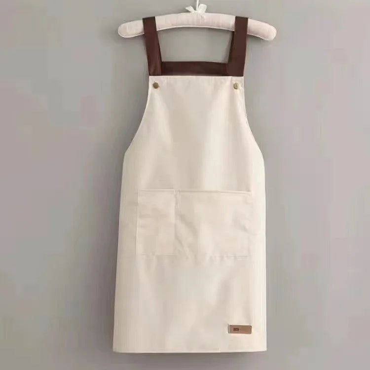 Waterproof Oil Resistant Kitchen Apron Adult Cooking Work Clothes Household Fashion Dirt Resistant Accessories - image 8
