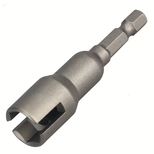 Natural Slotted Butterfly Hole Socket Wrench 65mm Hexagonal Handle Electric Screwdriver Wing Nut Socket Tool - image 2