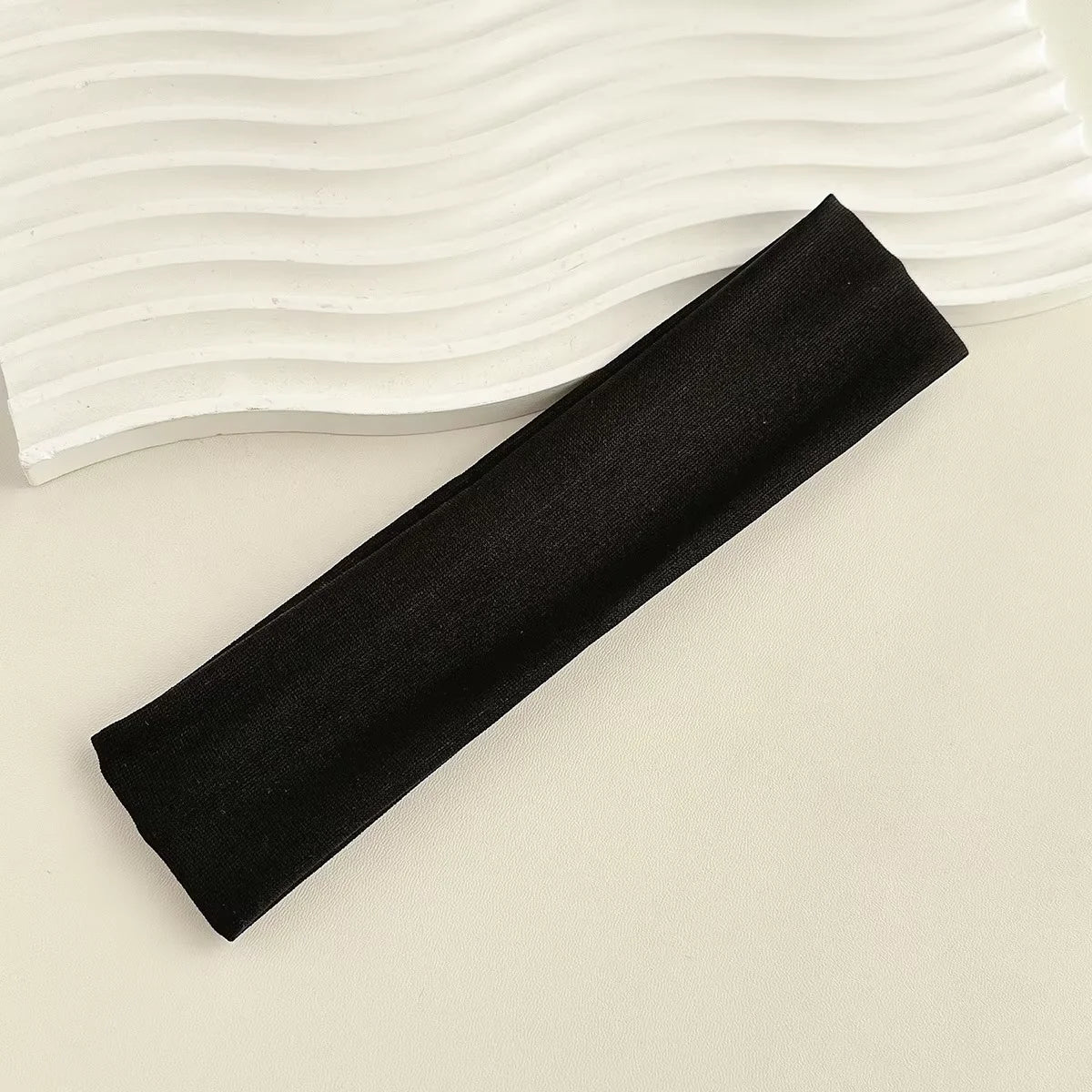 Four Seasons Solid Sports Headbands For Women Fitness Running Yoga Solid Color Elastic Hairbands Stretch Makeup Hair Accesso…
