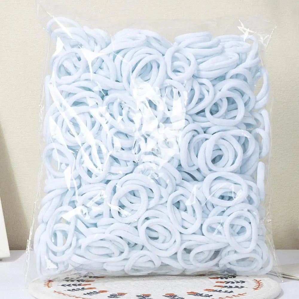 30-200pcs Hair Accessories for Women girl Basic Hair Bands Headband Hair Ropes Ties Ponytail Holder Simple and Fashionable N…