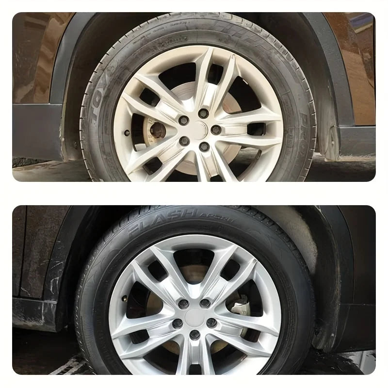 Black Shiny Tire Wax 30g - Durable, Long-Lasting Protection and Repair for All Kinds of Tires - Prevents Cracks and Whitens…