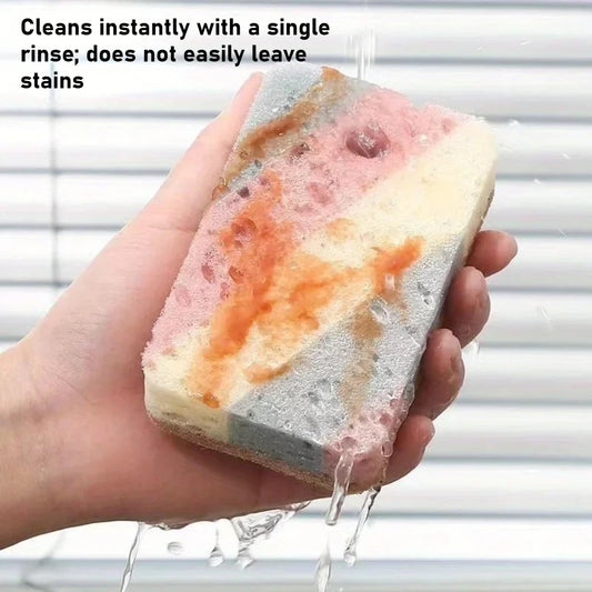 Double Sided Sponge Multipurpose Cleaning Sponge for Dishwashing and Stain Removal Durable Kitchen Bathroom Cleaning Tools -…