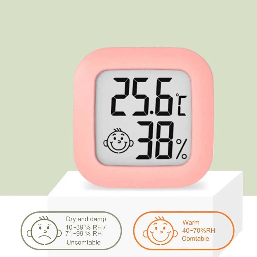 Digital Thermometer Hygrometer Indoor Room Temperature LCD Electronic Humidity Meter Sensor Gauge Weather Station For Home -…