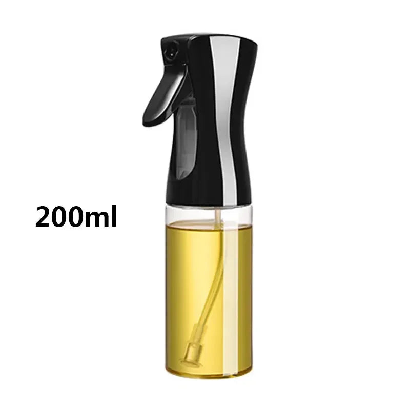 200/300/500ml Oil Spray Plastic Household Kitchen Oil Spray Bottle Or Oil Brush Nebulizing Mist Filling Cooking Dual Use BBQ…