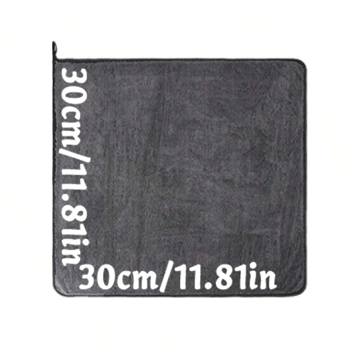 Dark gray car microfiber towel, oversized strong absorbent car wash cloth, high-efficiency cleaning wipe cloth - image 10