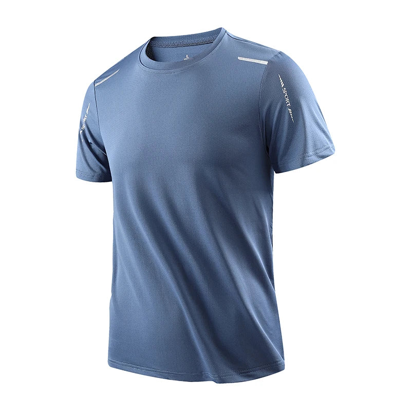 CHRLCK Men's Running Quick Drying T-shirts Breathable Hiking Fishing Tees Soft Elasticity Outdoor Sports Short Shirt Summer…